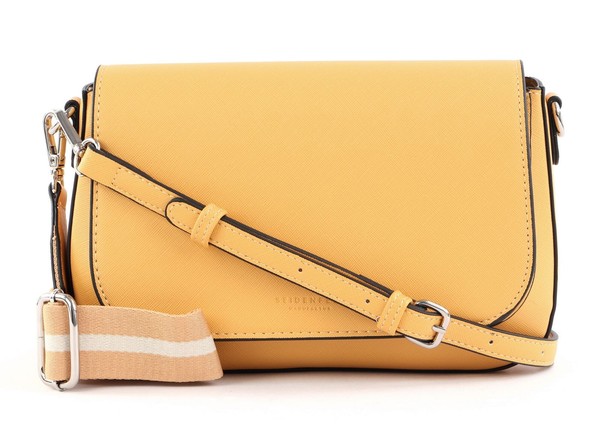 Seidenfelt Manufaktur Lian Saddle UmhäNgetasche Tasche Sunny Yellow Senfgelb-image