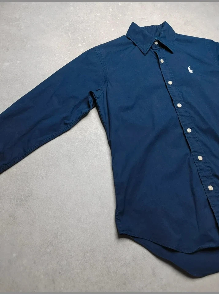 Chemise Ralph Lauren manches longues - Femme Taille S - Bleu marine - Photo 4/4