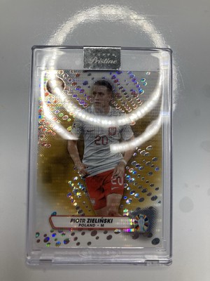 2023-24 Topps Pristine Piotr Zielinski #126 Encased GOLD Refractor /50 Poland
