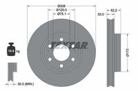 2X Bremsscheibe Vorderachse FüR Ford Tourneo Custom V710 Bus Transit V363