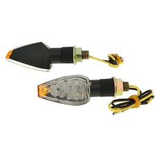 Blinker Set M10 LED New Century black for scooter, motorcycle