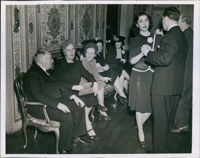 1942 Russian Ambassador Maxim Litvinov At Mexican Embassy Politics Photo 7x9
