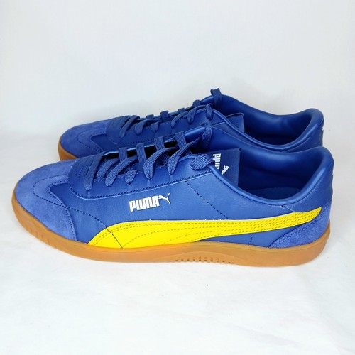 Puma Club 5v5 SD Vintage men's shoes 39510405 blue Clyde Royal-Yellow