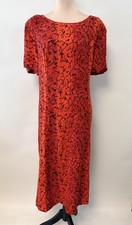 Vintage Early 90s Maxi Dress 22W Colorful Resort Wear Festival Lightweight Rayon