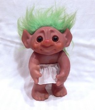 1977 Thomas Dam Denmark 8" Troll with Green Hair
