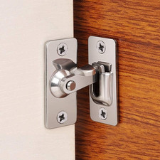 90 Degree Right Angle Door Lock Small Bolt Lock Internal Door Lock Bathroom Lock
