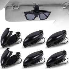 6 Pack Sunglass Holder for Car Visor Clip Car Sunglasses Holder Clips Tic