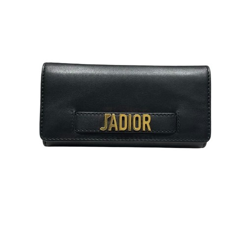 DIOR Lady D-Joy Chain Wallet Black Leather Chain Wallet S3003CVXS #OKB4024