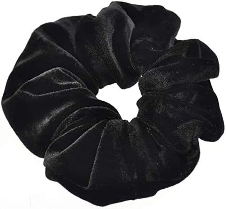 Classic Luxurious Premium Soft Velvet Scrunchies Hair Ties Bands Ponytail Holder