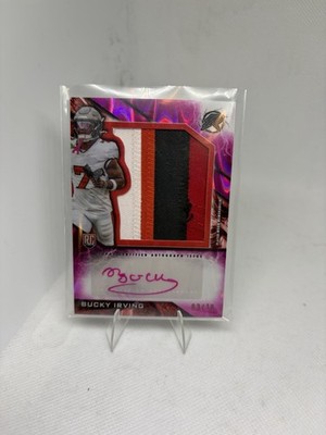 2024 Topps Resurgence - Rc Autographs Bucky Irving #RPA-BI Pink Power Surge /10
