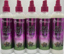 5PK Mielle Rice Water  Aloe Vera Braid  Scalp Moisturizer  8 FL OZ Each READ