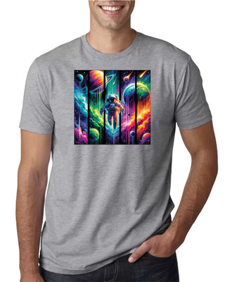 Astronaut Space Graphic T-Shirt Psychedelic Galaxy Art Tee Gift for Space Lovers