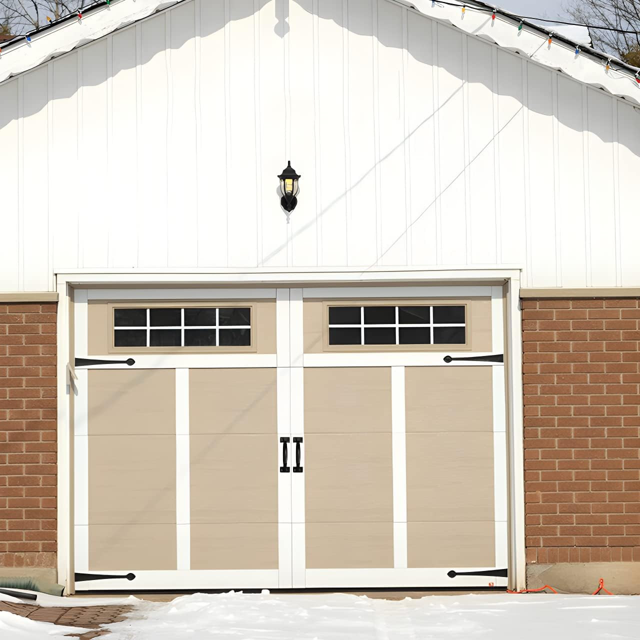 2PCS 6-1/2 Inch Pulls Black Door Pull Handle Metal Kitchen Cabinets Furniture Wa