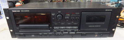 Tascam Model CD-A500 Rackmount Compact Disc CD/Cassette Tape Player parts