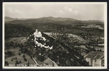 Rötteln bei Lorrach, Das Schlosss vom Flugzeug aus, Ansichtskarte 