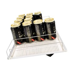 3 Pack Supermarket bottle drink shelf roller beverage glide system gravity shelf