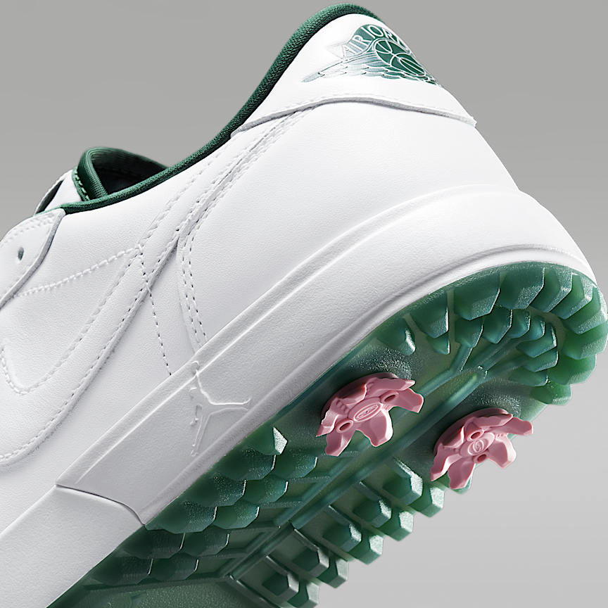 Size 8 - Air Jordan 1 Golf Spiked Low White Fir for sale online | eBay