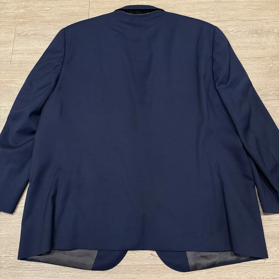 Loro Piana Cremiux Blazer Men’s 46S Blue Performance Jacket Wool Silk Blend - Image 3 of 4