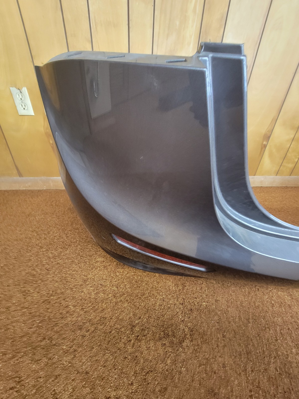 14 - 17 Maserati Ghibli Rear Bumper Cover Panel Assembly Silver OEM 670010943