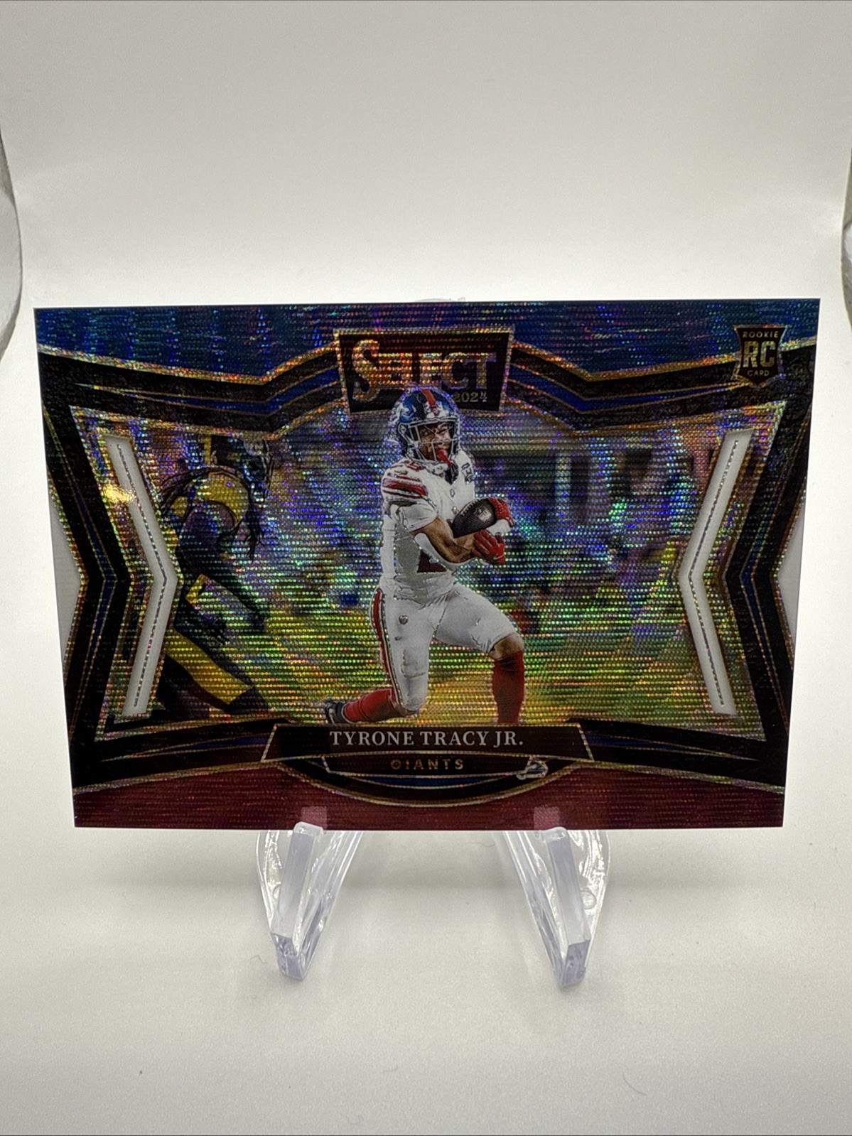 2024 Select Football Tyrone Tracy Jr. Tri Color Field Level /99