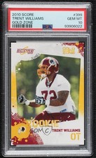 2010 Score Rookie Gold Zone 107/299 Trent Williams #399 Rookie RC 14t3