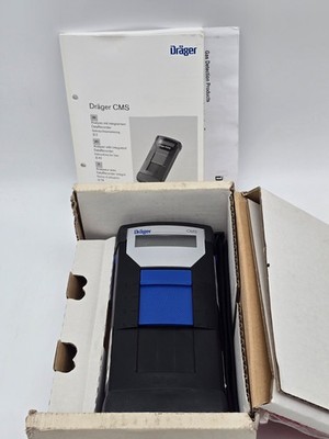 Dräger CMS Analyzer Gasprüfer Gasmessgerät Chip Mess System mit DataRecorder
