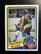 1984-85 OPC #185 Doug Gilmour Rookie Card NM Or Better…. rookie card picture