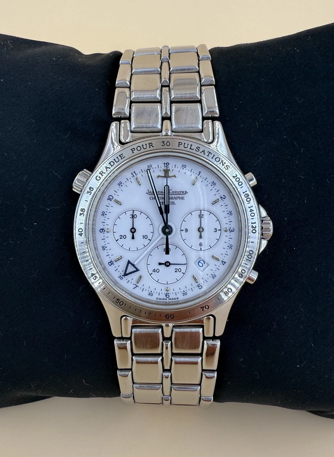 Jaeger LeCoultre — Jaeger - LeCoultre HERAION Chronograph - Alarm Clock / 116.8.33