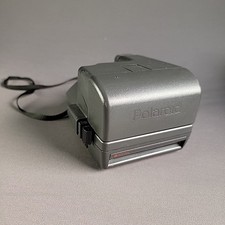 Vintage Polaroid One Step Close Up 600 Instant Film Camera With Strap not tested
