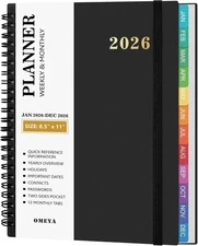 2026 Planner – 2026 Planner Weekly and Monthly: Jan. 2026 - Dec. 2026, 8.5" X 11