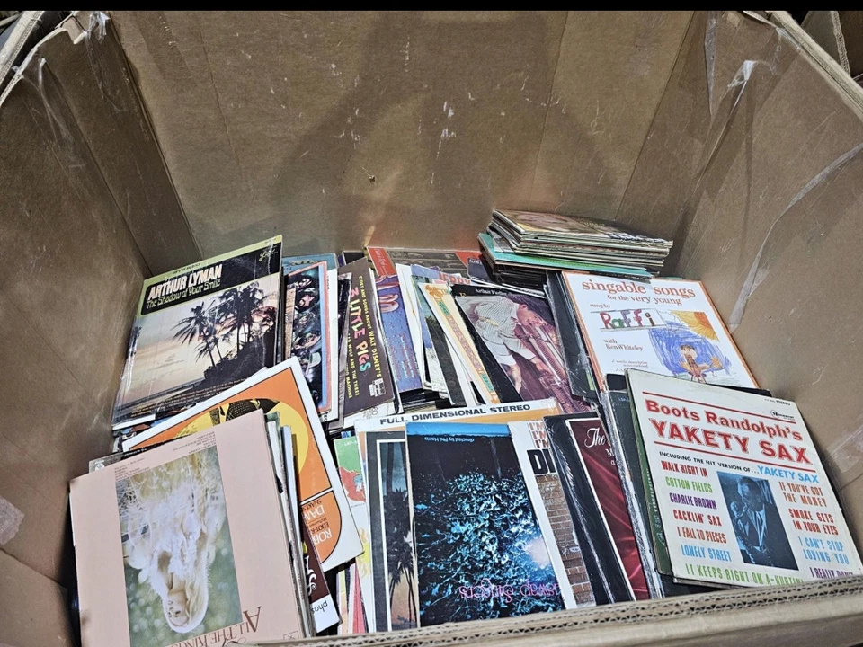 25 Random Vinyl LPs β Rock Pop, Country β Mystery Lot β Free Shipping Gift djs - Image 3 of 4