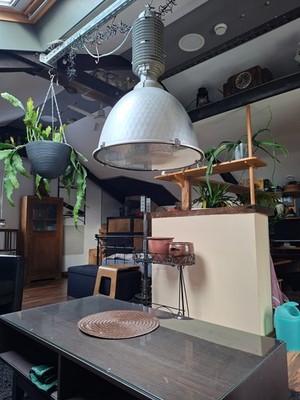 Studiolampe - Industrieleuchte - Industrial style Silber - Loft
