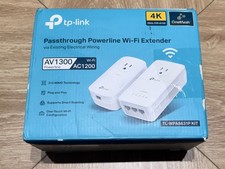 TP-Link Powerline WiFi Extender TL-WPA8631P KIT- Includes AV1300 Powerline Netwo