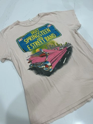 Bruce Springsteen E Street Band Mens L / XL Bor 1980s vintage concert t-shirt, vintage, size XL, single stitch, B+ condition