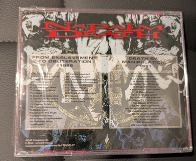 NAPALM DEATH - SCUM / LIVE CORRUPTION CD   NEW!!!