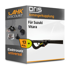 Für Suzuki Vitara 18- ORIS Anhängerkupplung abnehmbar + 13polig E-Satz NEU