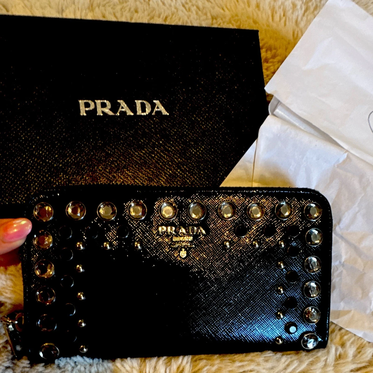 PRADA Leather Wallets for Women for sale | eBay