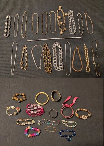 Vintage Costume Jewelry Lot JL7, Bracelets