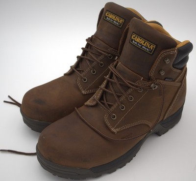 Carolina Work Boots Size 15 2E Waterproof Brown Non-Metallic Toe