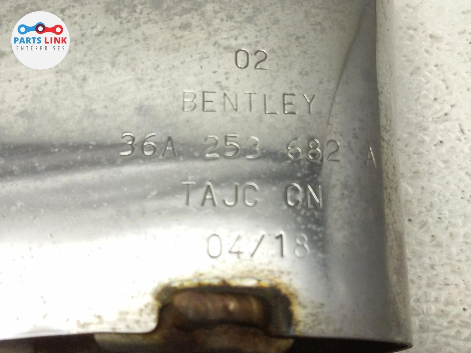 Bentley Bentayga 2016-2020 REAR+RIGHT Exhaust pipe