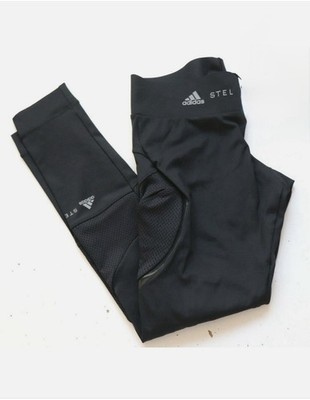 Adidas Stella McCartney Leggings Women L Black Performance Gym Pockets
