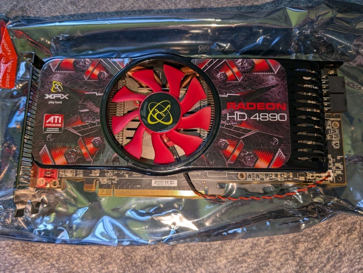 XFX Radeon HD 4890 Retro OVP 1GB GDDR5 W/ Accessories! Untested