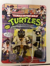 TMNT Ninja Turtles 1990 Don The Undercover Turtle MOC HTF Playmates