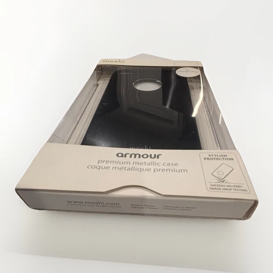 Moshi Armour Case For iPhone 7 Plus Metallic Black New In Box, MSRP $50  - Image 2 of 4