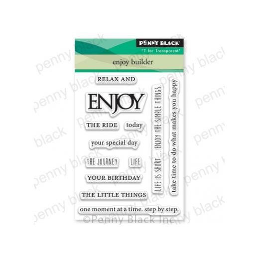 Penny Black Clear Stamps - Enjoy Builder 30-977