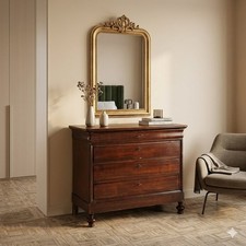 Cassettone Luigi Filippo Antico Noce Pioppo Italia XIX Secolo Originale