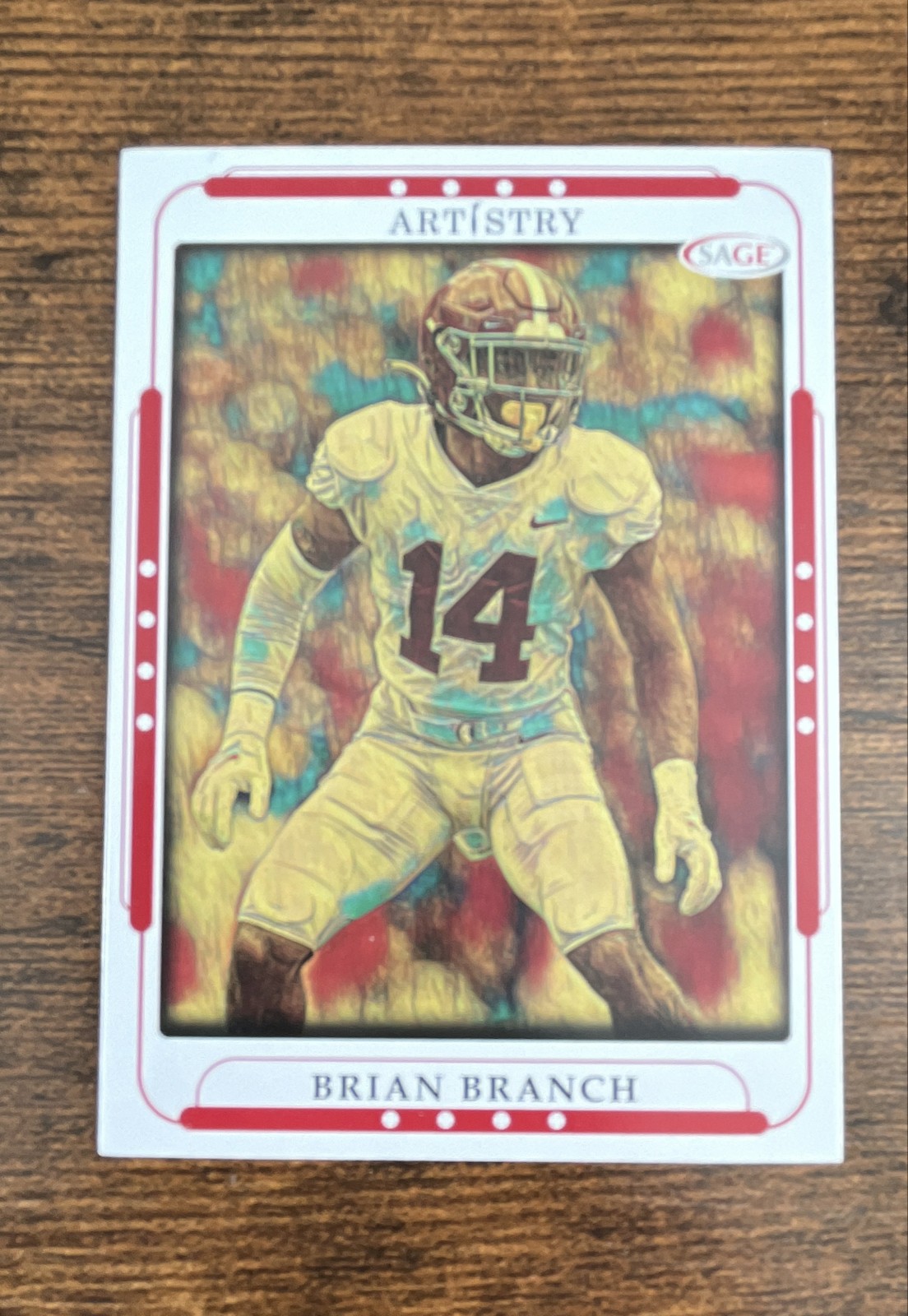 Brian Branch Sage Artistry #9 Base