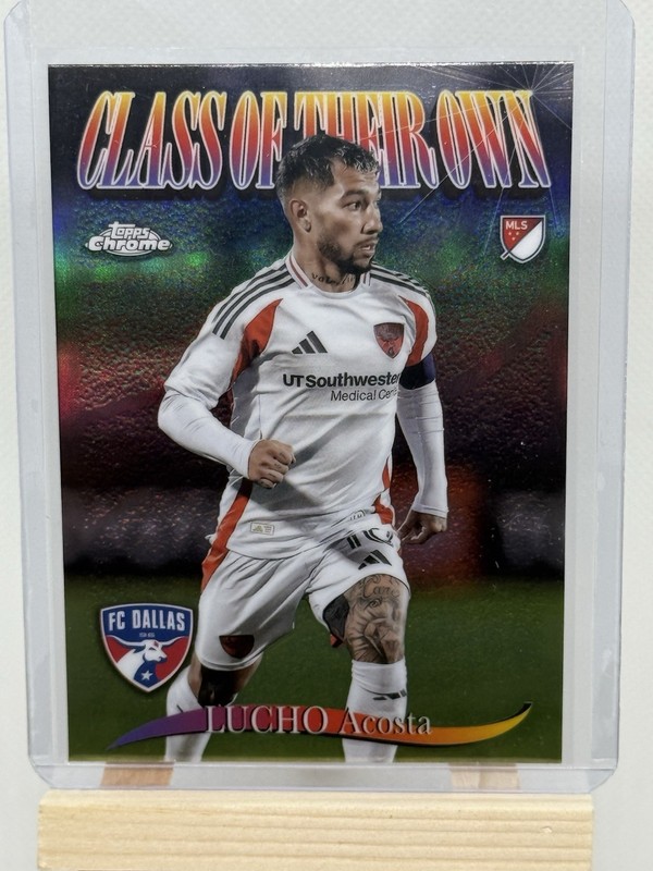 2025 Topps Chrome MLS - Lucho Acosta - Class of their Own CO-14- FC Dallas