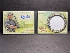 2020 Topps Allen & Ginter Ichiro Suzuki Auto Patch Booklet /10 Mariners HOF