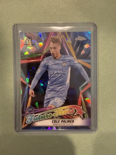 Cole Palmer #FS-11 2021 Topps Chrome Sapphire UEFA Champions League Future Stars card